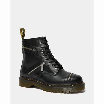 Dr Martens Férfi 1460 Bex Bőr Zipper Bakancs Fekete